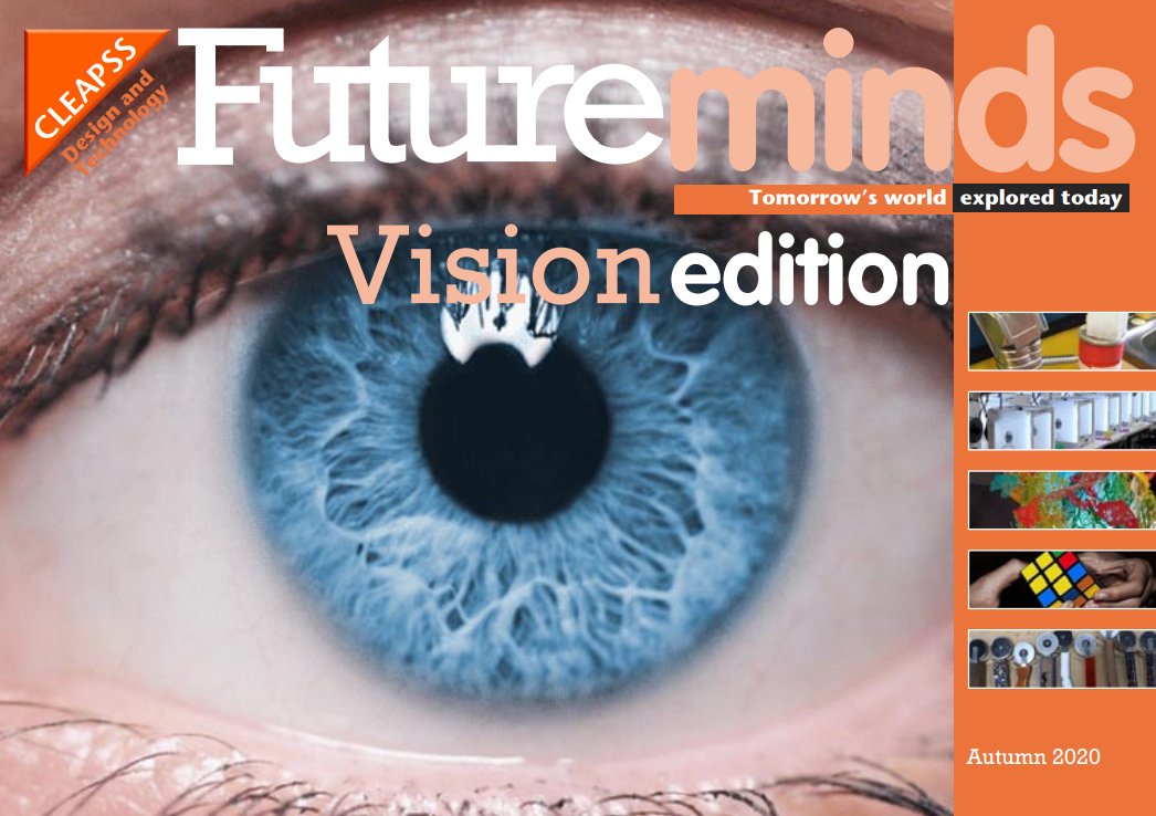 CLEAPSS_DT's tweet photo. The latest edition of Futureminds is now live. Read it here: https://t.co/JQQO9bfvKl 
There are over 20 articles by a range of contributors who have given us their vision of the future for #DT #DTchat #DTassoc #techsoft #technologysupplies #HME #designmuseum #futureofwork https://t.co/TXDOeaY5pZ