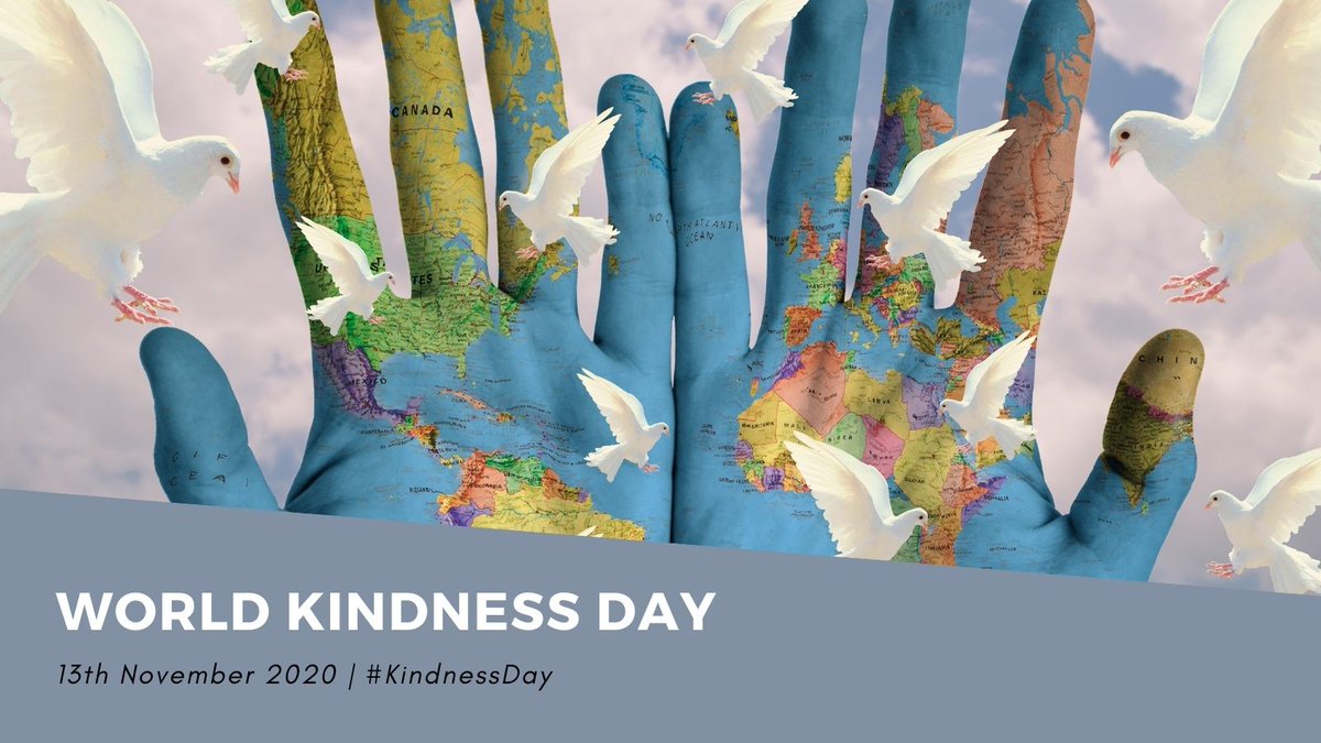 "If we all do one random act of kindness daily, we just might set the world in the right direction."-- Martin Kornfeld.  Happy #worldkindnessday2020!  #KindnessDay #RandomActsOfKindness