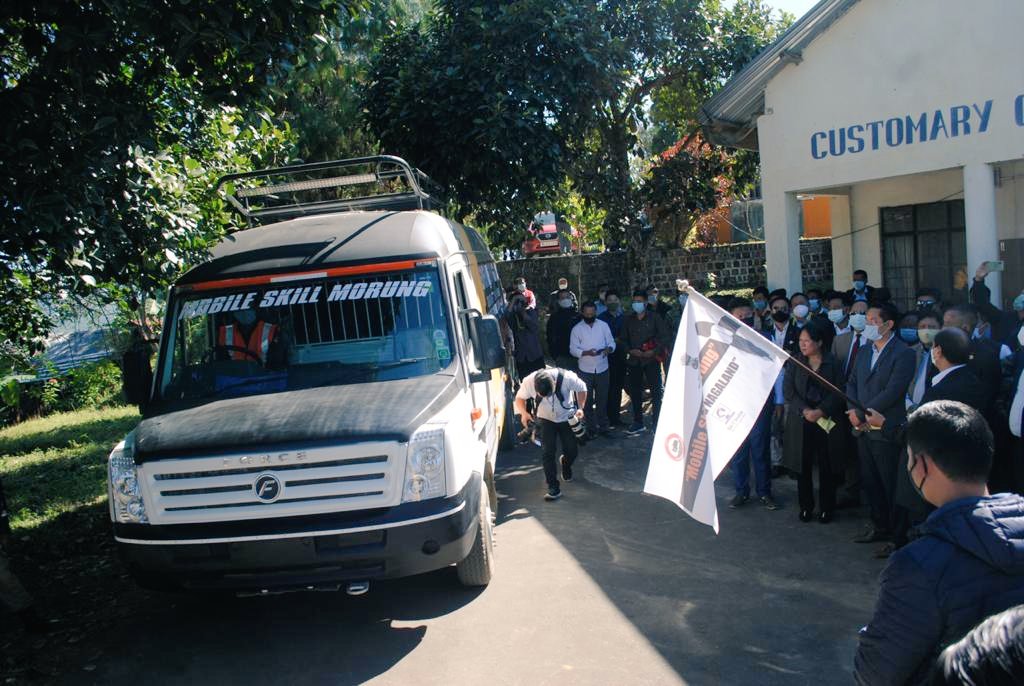 [13.11.20] Inauguration of Mobile Skill Morung under SANKALP scheme Skills Acquisition and Knowledge Awareness for Livelihood Scheme Ministry of Skill Development and Entrepreneurship, Govt. of India.