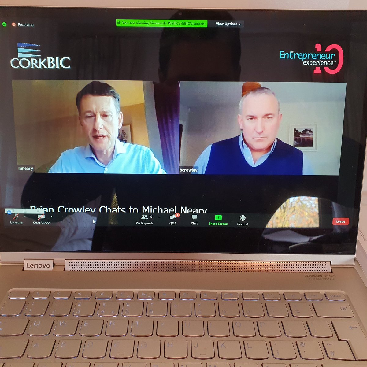 Our <a href="/wearebroadlake/">Broadlake</a> COO <a href="/bcrowleyttm/">Brian Crowley</a> "Talent is the one thing I would have looked at differently looking back in my early days..Invest in Talent!" @CorkBIC #ENTEXP24