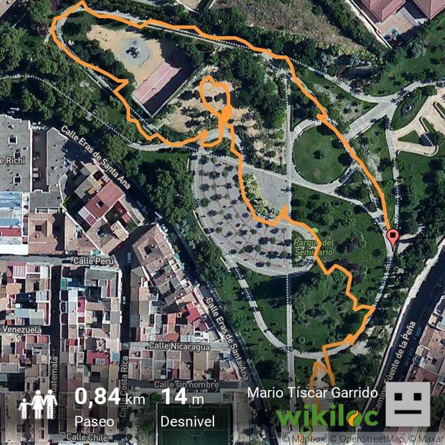 Primera actividad creada por nuestro grupo       #paseo #botanica #parquedelseminario.  #Jaen. #ecologie  es.wikiloc.com/rutas-a-pie/ja… (Jaén) en Wikiloc es.wikiloc.com/rutas-a-pie/ja…