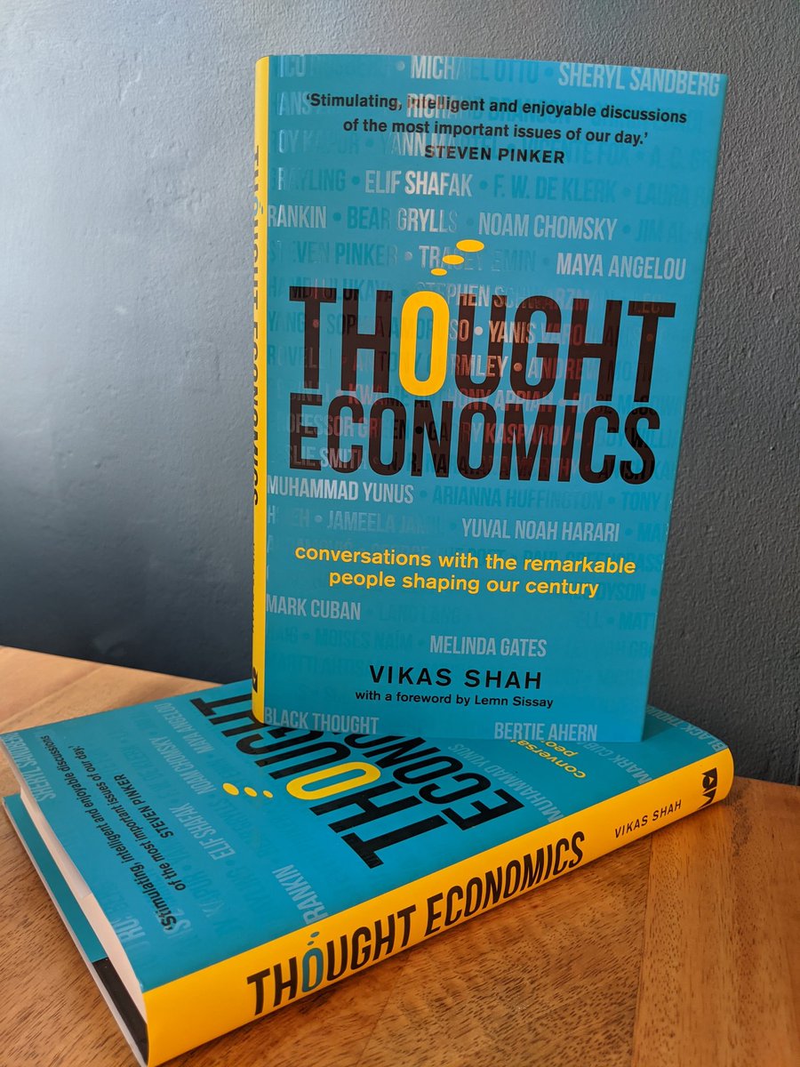 jstansall's tweet photo. So excited by the arrival of these this morning! What an incredible book to work on (and a dream author to boot!) 📚💥 @MrVikas @OMaraBooks #thoughteconomics https://t.co/LYcanfYCkN