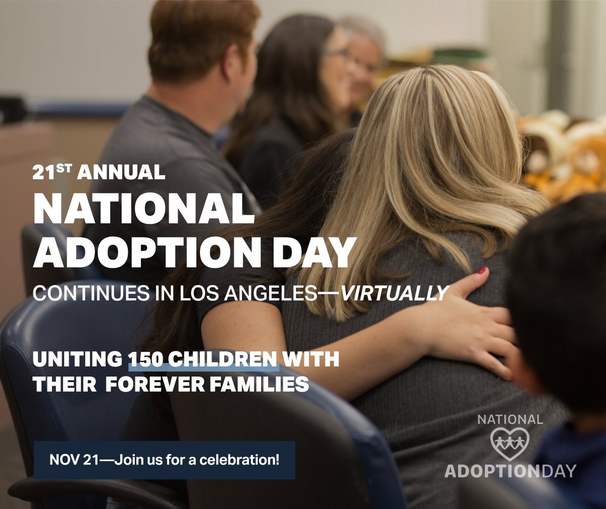 KidAlliance's tweet image. While this #NationalAdoptionDay may look different this year, one thing remains true—young people deserve to find love + stability in a family, and we are committed to supporting them on that path to permanency. Join us for the kick-off celebration! bit.ly/36EBexY