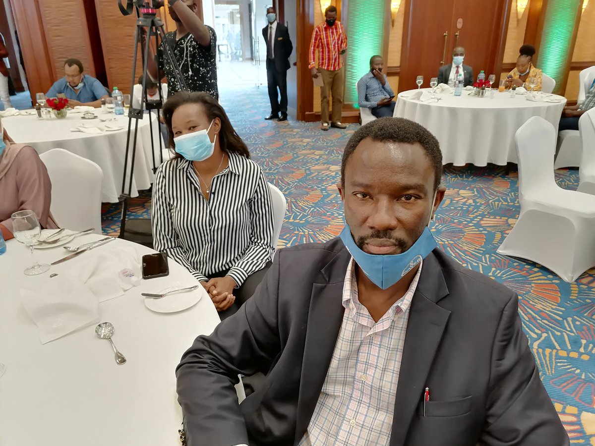 KiberuJimmy's tweet photo. Was pleased to be part of the @OFABKenya Media Gala Awards 2020 this afternoon at @SerenaNairobi recognising Best Agricultural Science Journalism &Ag scientific innovations #MakingScienceWork. Congratulations to the winners and organisers @aatfafrica @isaaa_org @nacosti @mkarembu https://t.co/XD4N7It0p1