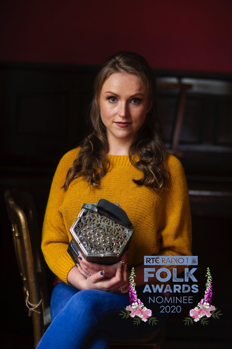 CarolineKMusic's tweet photo. I’m delighted to receive a nomination as Best Folk Instrumentalist  RTÉ Radio 1 Folk Awards! So honoured to be alongside such incredible artists &amp; dear friends. Míle buíochas @RTERadio1  xx
#rteradio1folkawards #bestfolkinstrumentalist #concertina #folkmusic #irishmusic https://t.co/OyLFIrBHN6