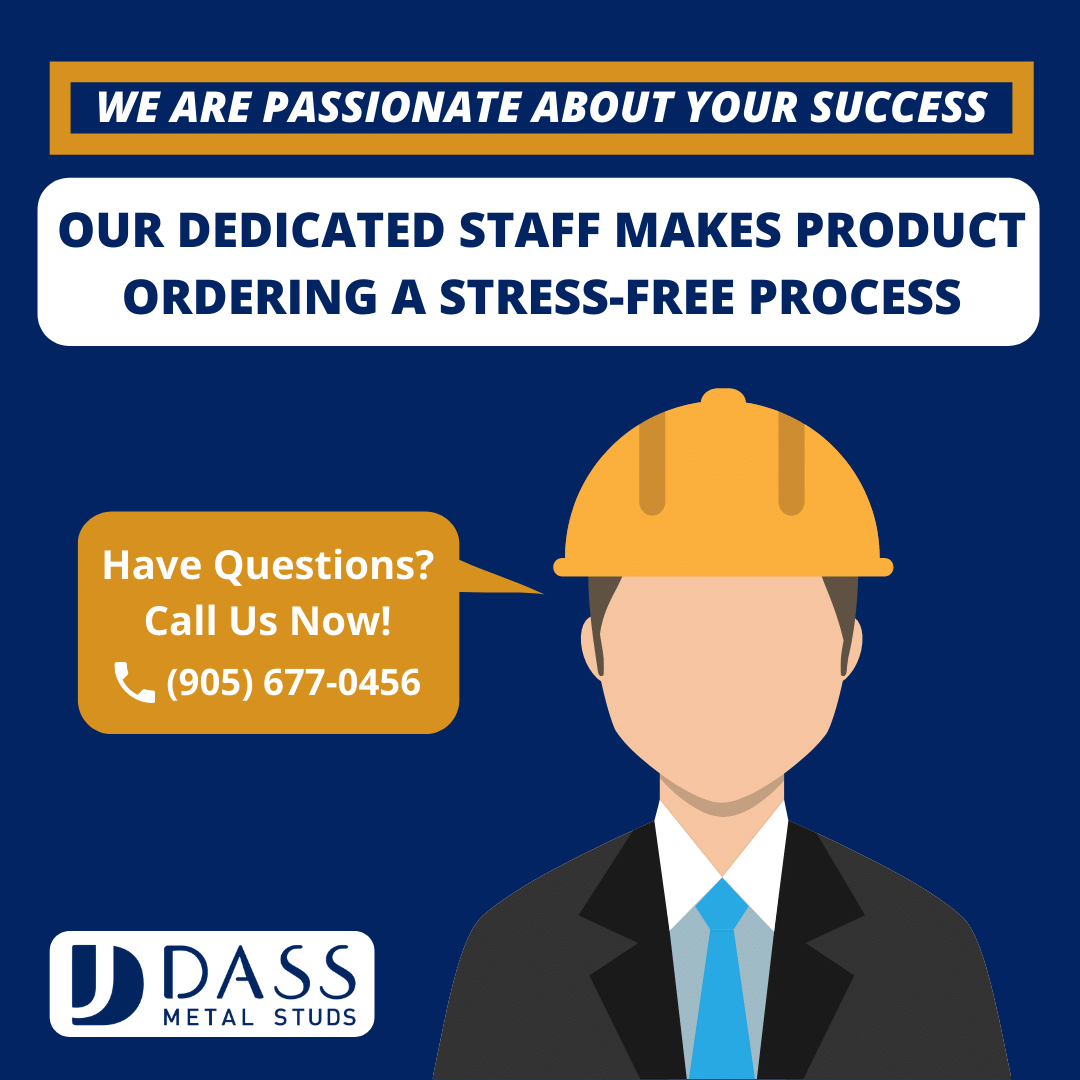 MetalDass's tweet photo. Customer Service is our No. 1 Priority.
Call us today to become a Dass Metal Distributor at 905-677-0456 or email us at sales@dassmetal.com
#dassmetal #dassprostud #customerservice #canadiansteel #technical #support #steelframing #structuralframing #cssbi #drywallaccessories https://t.co/sUZUDwfAaV