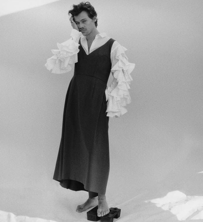 harry styles dressed Can Harry Styles Make Dressing Up Cool Again?