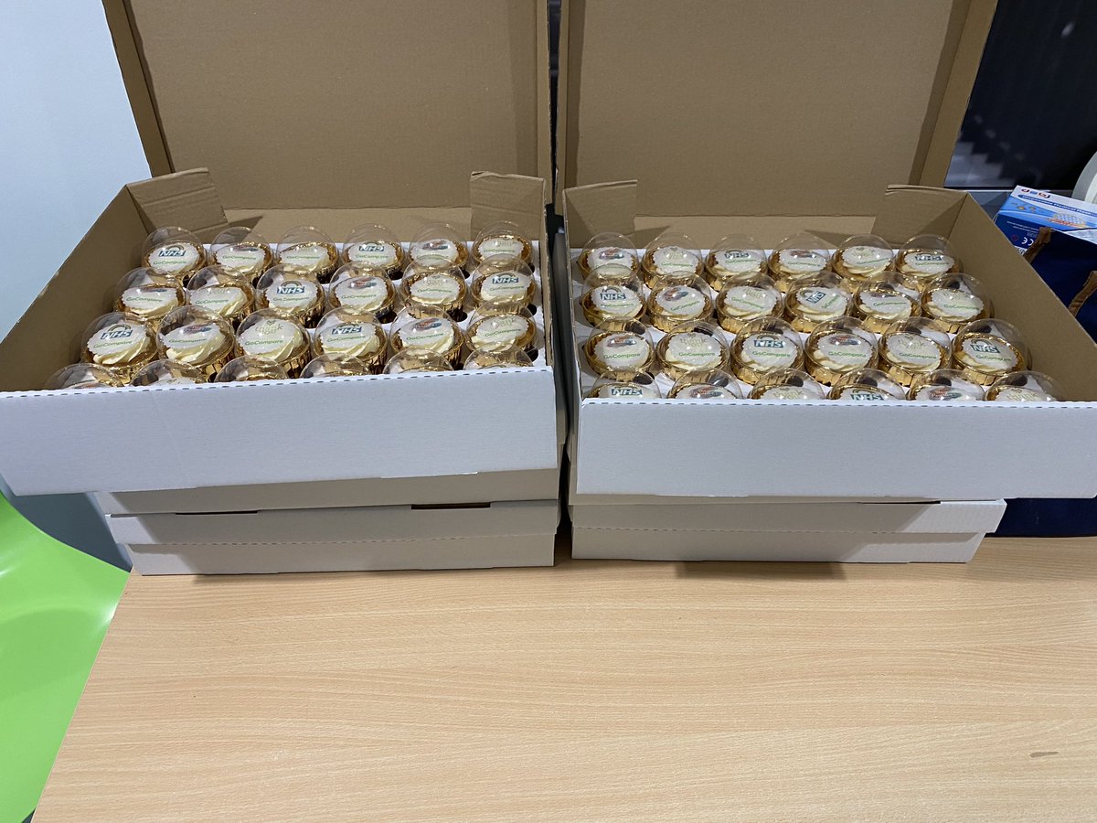 NikolaCreasey's tweet photo. Thank you so much to @Gocompare for these incredible cupcakes from @VCBcom to show appreciation to our wonderful Emergency Unit staff @cardiff_EU on #WorldKindnessDay https://t.co/ZzTLNDT3S6