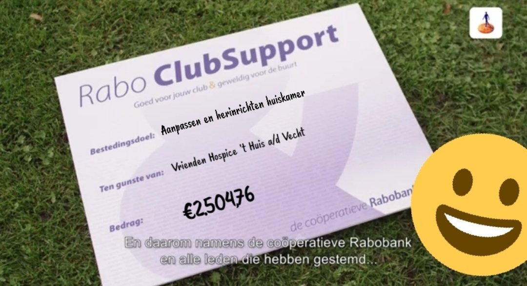 HuisaandeVecht's tweet photo. Maar liefst 473 clubs, verenigingen en #goededoelen deden mee aan #ClubSupport @Rabobank #VaartenVechtstreek #ACTIERCS-VVS en wat zijn we geweldig #trots. Ruim 430 #stemmen bezorgden ons de 1e plaats 😍 en een prachtig bedrag van ruim € 2.500. Alle stemmers enorm bedankt 👍👍👍 https://t.co/gpE5ulcOA3