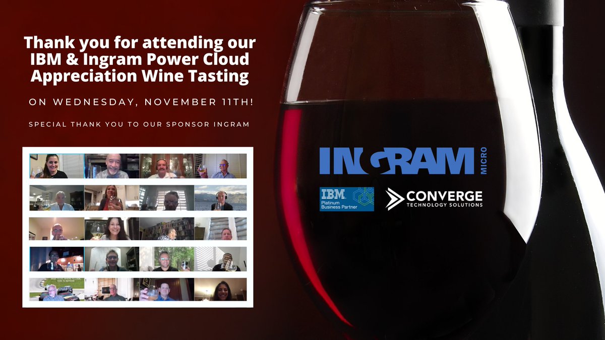 LighthouseCS's tweet image. Thanks to everyone who attended our @IBM and @IngramMicroInc #powercloud appreciation wine tasting event! Special thanks to #IngramMicro for being our sponsor, cheers! #BetterTogether