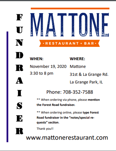 lagrange_102's tweet image. Forest Road Fundraiser!  Let the folks at Mattone do the cooking on November 19!
