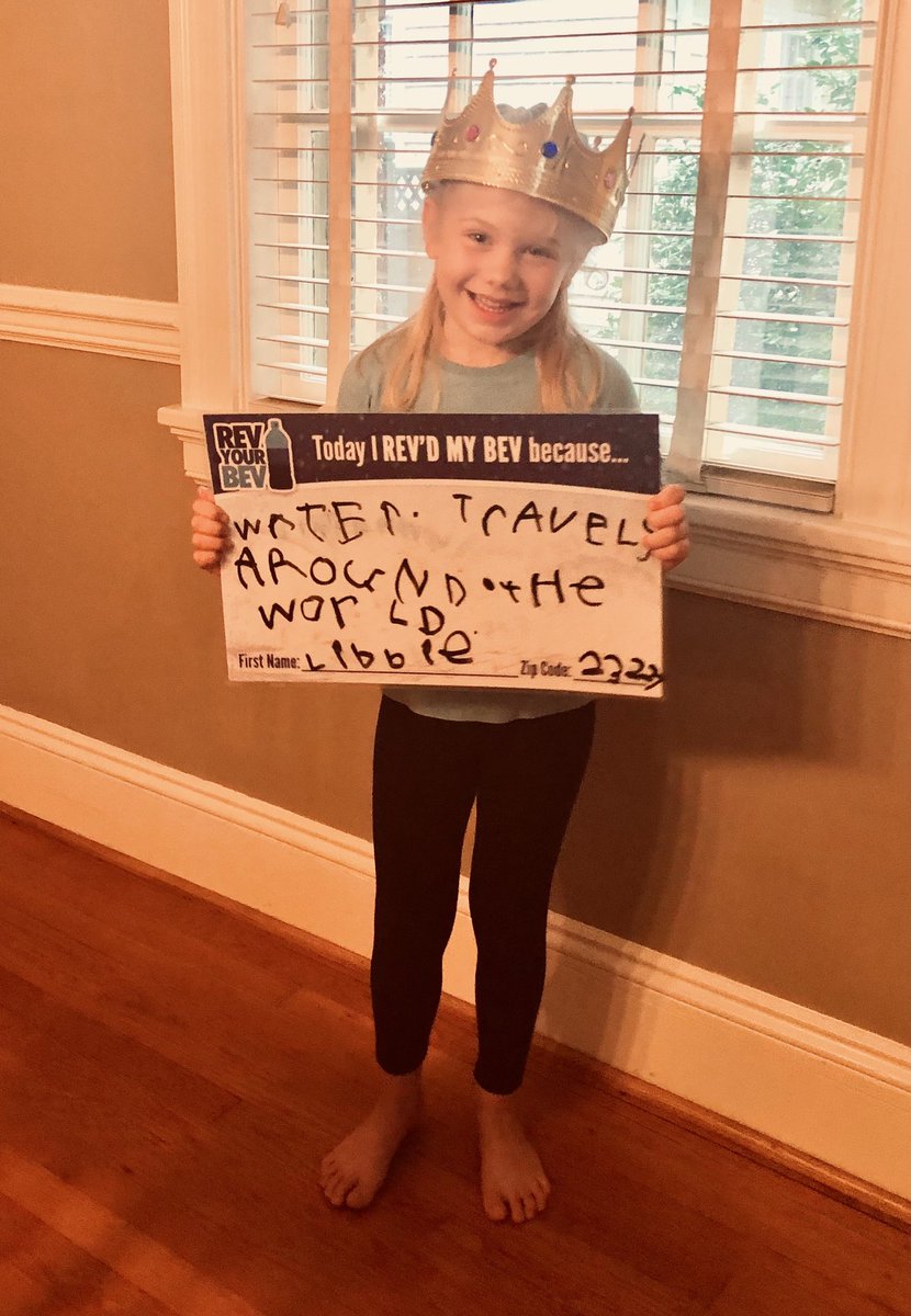 Heidi_Hertz_VA's tweet photo. Happy Rev Your Bev Day!!  This year’s pledge brought to you by a self proclaimed princess of #RevYourBev!  Love seeing how you #GrowWithWater.  @RevYourBev @HealthyYouthVA https://t.co/kq3umtNpRL