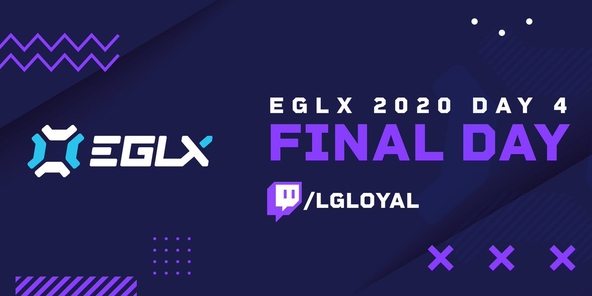 FINAL DAY OF EGLX 2020! 🙌🔥
Live in 15mins👀

TWITCH.TV/LIVE