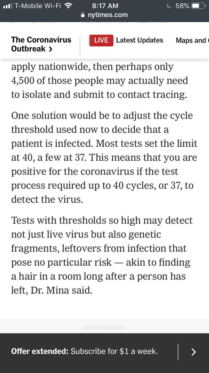 How is the  #PCR  #Casedemic fraud still going on?  @LynnFynn3 had been screaming about this for ages...Perhaps, when everything appears to be botched in one’s favor...it should no longer be looked at as mistakes?  @zerohedge  https://www.zerohedge.com/political/fauci-admitted-truth-about-covid-19-tests-july-and-has-misled-public https://www.nytimes.com/2020/08/29/health/coronavirus-testing.html