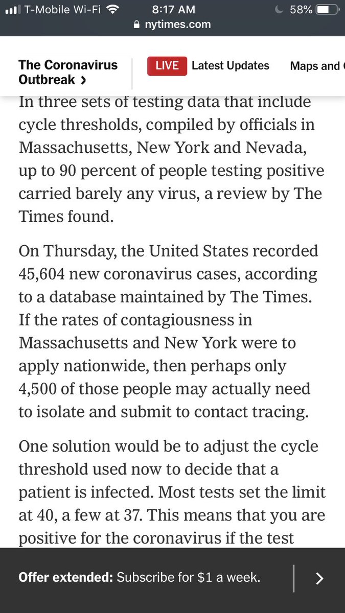 How is the  #PCR  #Casedemic fraud still going on?  @LynnFynn3 had been screaming about this for ages...Perhaps, when everything appears to be botched in one’s favor...it should no longer be looked at as mistakes?  @zerohedge  https://www.zerohedge.com/political/fauci-admitted-truth-about-covid-19-tests-july-and-has-misled-public https://www.nytimes.com/2020/08/29/health/coronavirus-testing.html