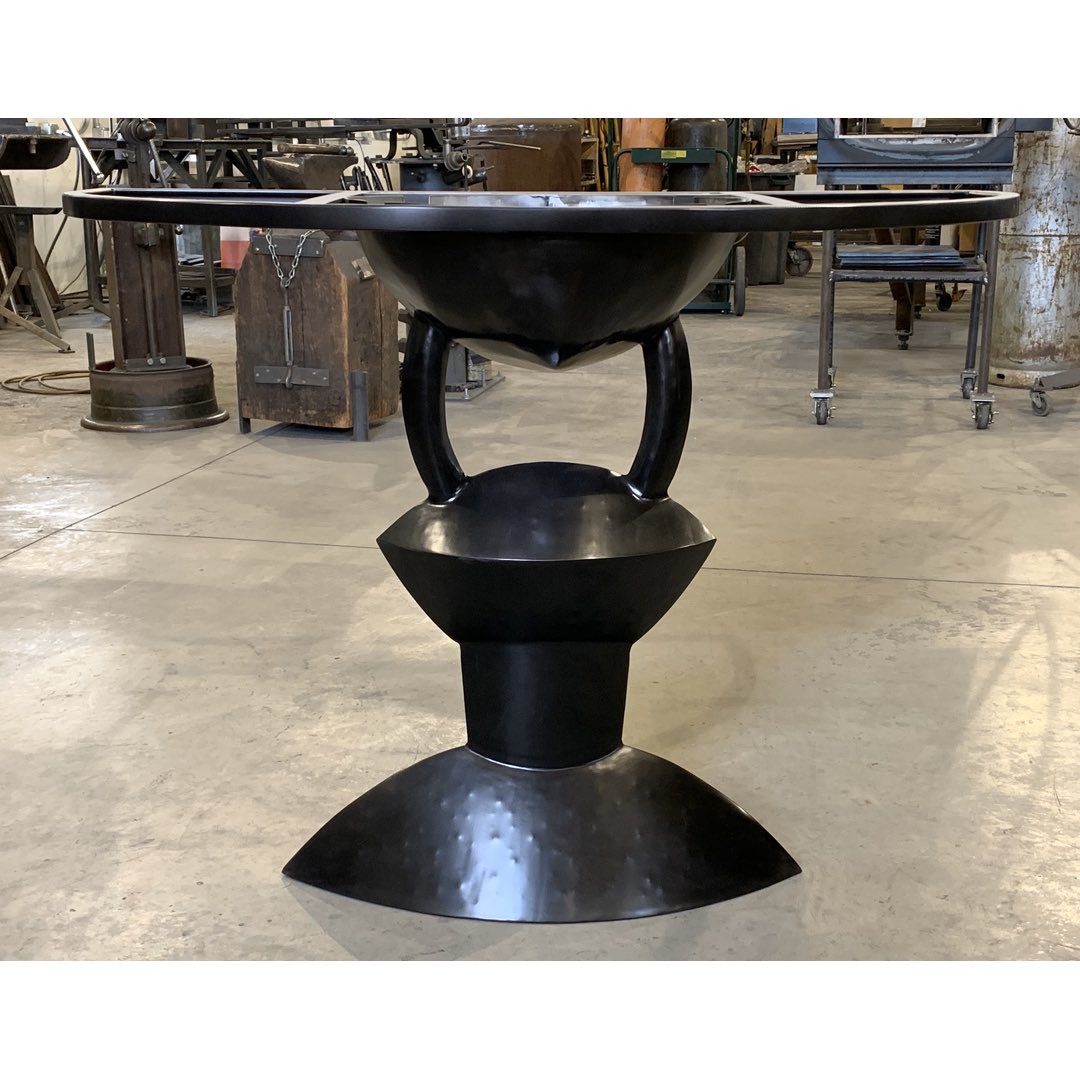 EvanLewisInc's tweet photo. Custom Maya vanity base for a very creative client! #customfurniture #evanlewissculptor #studiofurniture #design #consoletable #contemporarydesign #artanddesign #contemporarydecorativearts #moderndesign #luxury #interiorinspo #handcrafted #sculpturalfurniture #artfurniture https://t.co/WWWjHMY2RL