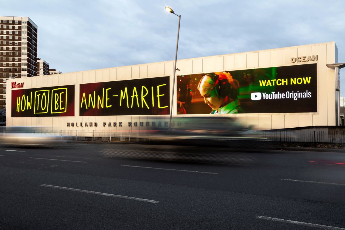 AnneMarie's tweet photo. THANK YOU @youtube for the MASSIVE billboard ❤️❤️❤️ #HowToBeAnneMarie is on @youtube NOW. Go watch xx https://t.co/Dm1eqCEVKO https://t.co/e6B4hKlsrN