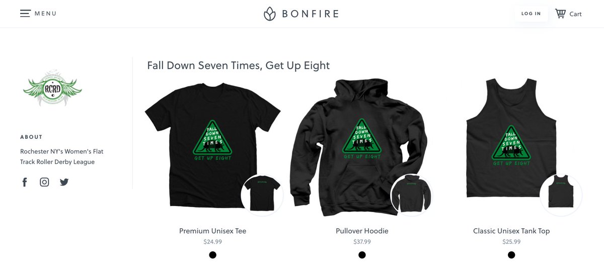 Stay warm, support RCRD, and keep those hopes up! Our new line of limited edition <a href="/Bonfire/">Bonfire</a> merch goes on sale today at NOON (ET). Order your cozy new Fall Pick-Me-Up Today! bonfire.com/store/roc-city…