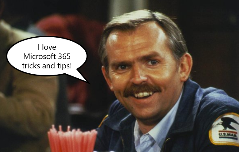 EEMancini's tweet photo. @heddanewman @danholme @Microsoft365 @powerpoint @tracyvds Yesterday @SympraxisC decided which #Cheers characters we are. I am Cliff and @jfj1997 came up with the excellent name of #EmilysCliffNotes for all future tips. Follow along! https://t.co/HzRczzntyN