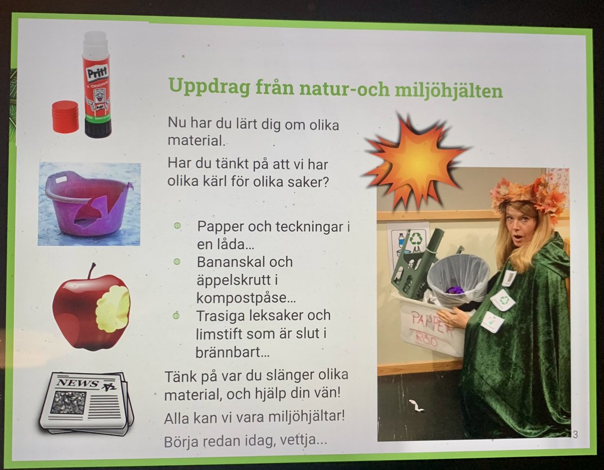 #superhjältetema #åk1 #sofielund #sollentuna #no natur- och miljöhjältens tur att ge uppdrag #återvinning