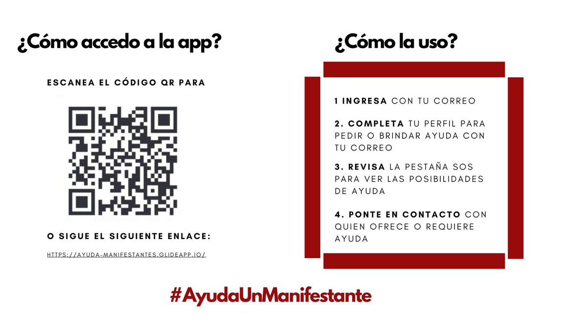 IMPORTANT: a group of lawyers created this app to give legal help and advice to the protestants