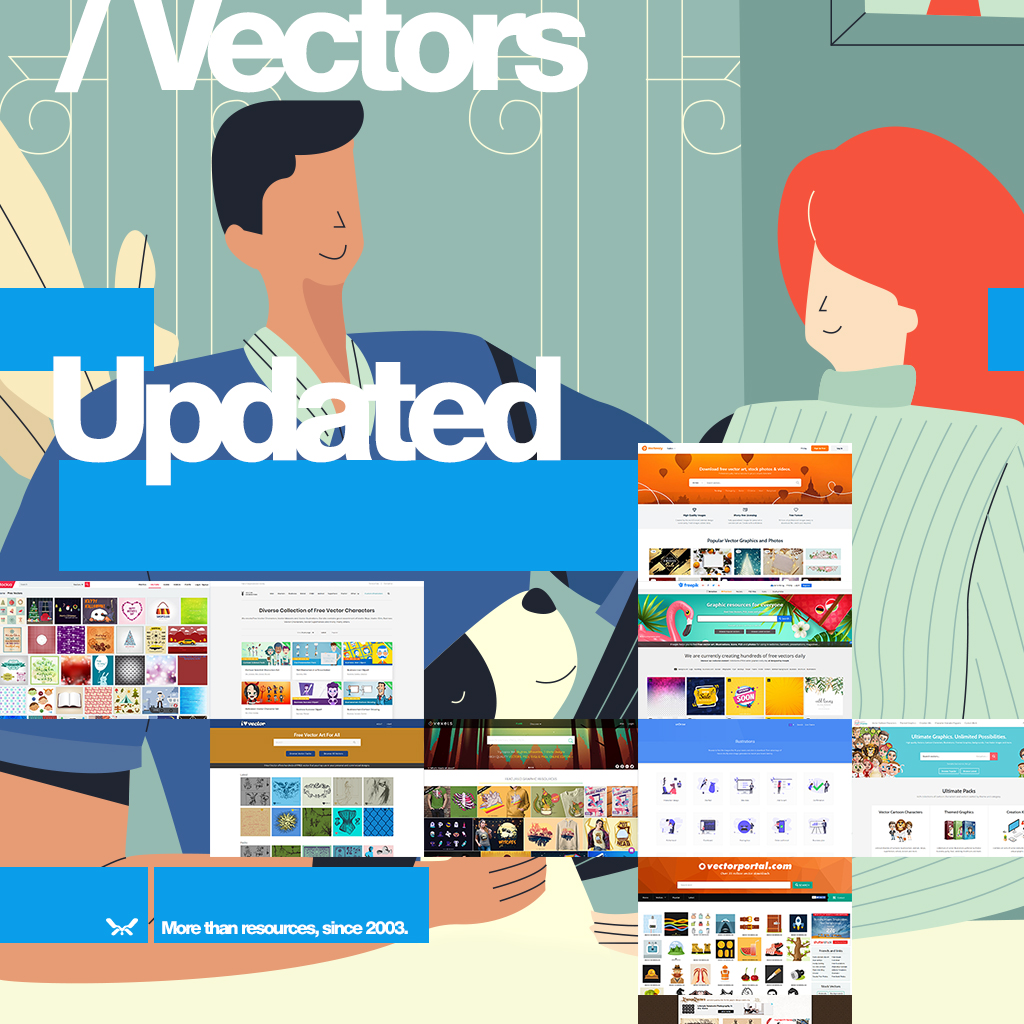 bluevertigo's tweet photo. / VECTORS
40+ sites / new sites added!
In one place, always updated, the best curated list of design resources, since 2003.
https://t.co/bvbVDodfH7
#bluevertigo #freevector #vectorart #vectorillustration #vector #stockvectors #graphicdesigner #webdesigner https://t.co/EvTXUp2hjj