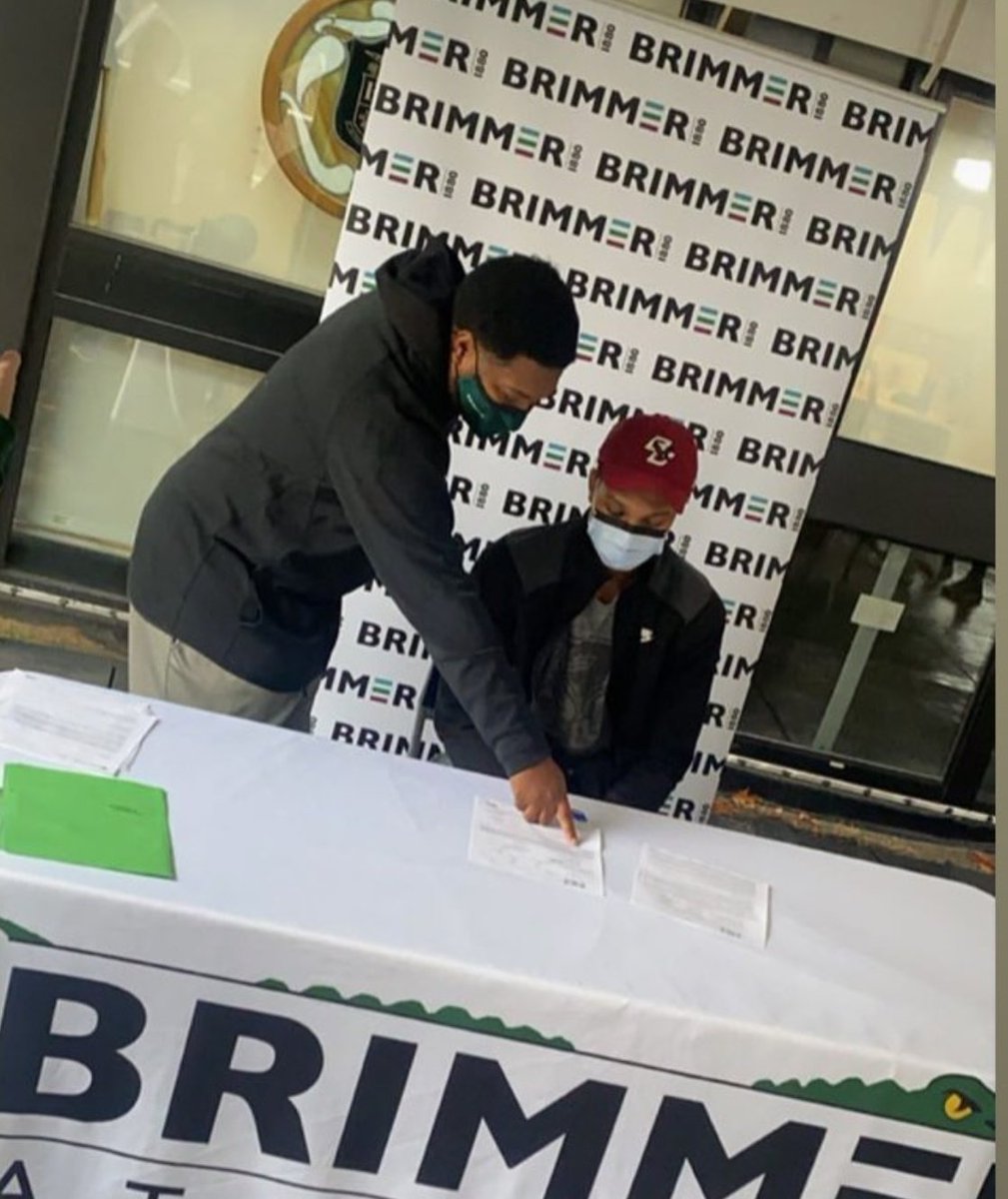 NEBallAcademy's tweet photo. With my guy as he signed to Boston College. I told him there would be days like this. #wegotus congrats Gianni Thompson #ACC https://t.co/0e5Tc9gTkL