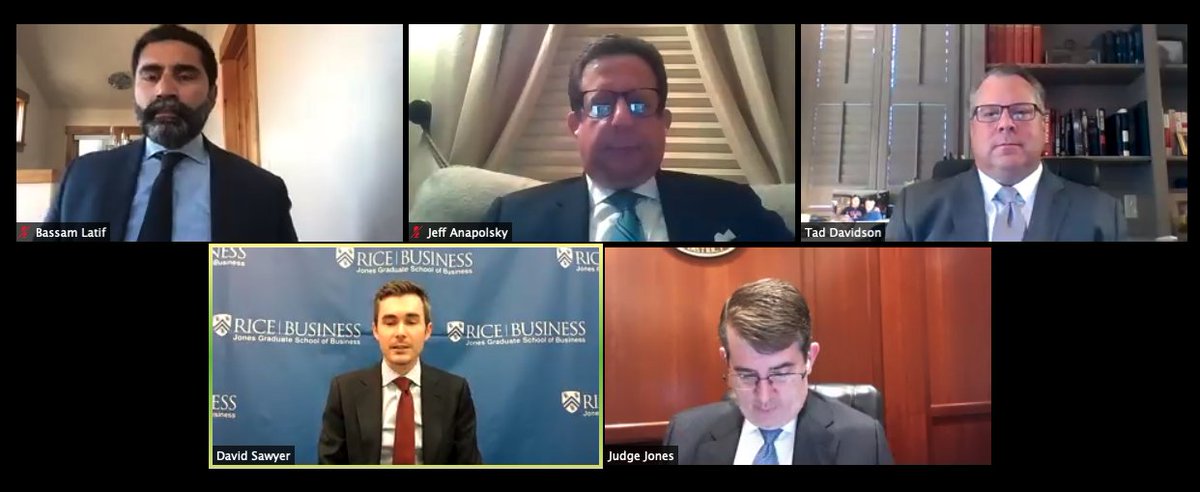 RiceREFS's tweet photo. Energy Bankruptcies Panel live now!

Check us out on the live Youtube stream: https://t.co/5CqleLl2k5

#REFS2020
#energyfinance https://t.co/ukBJfajFgb