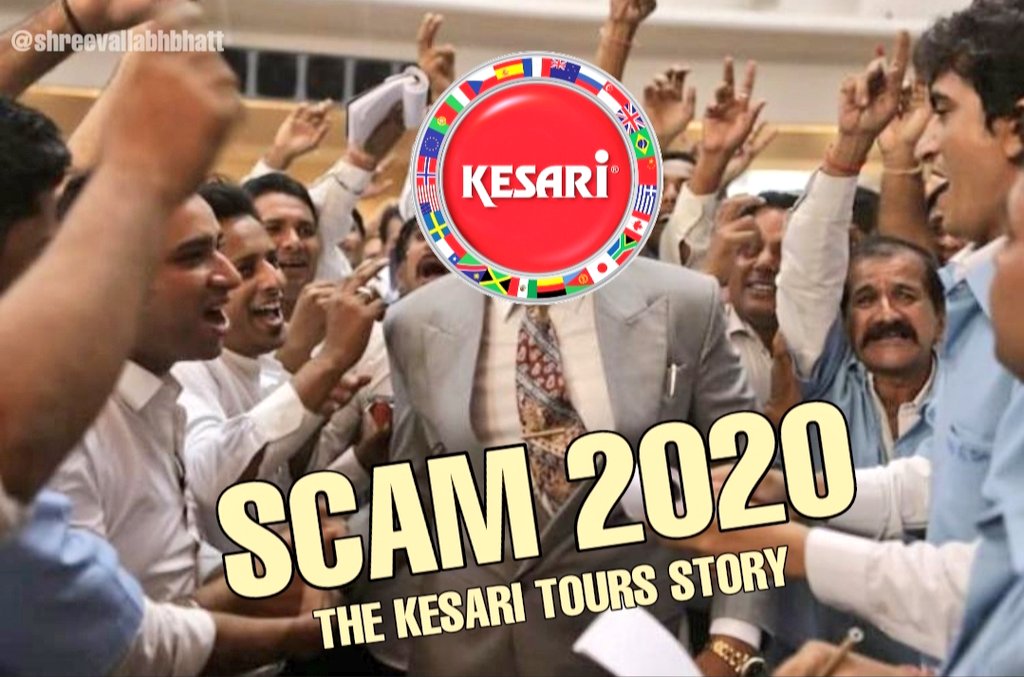 ShreevallabhAB's tweet photo. Streaming LIV in our lives!

#Scam1992
#Scam2020
#Fraudsters
#KesariTours
#NeemKaPatta

@Kesari_Tours @CMOMaharashtra @Kesarirefund https://t.co/EIOmRULNTy