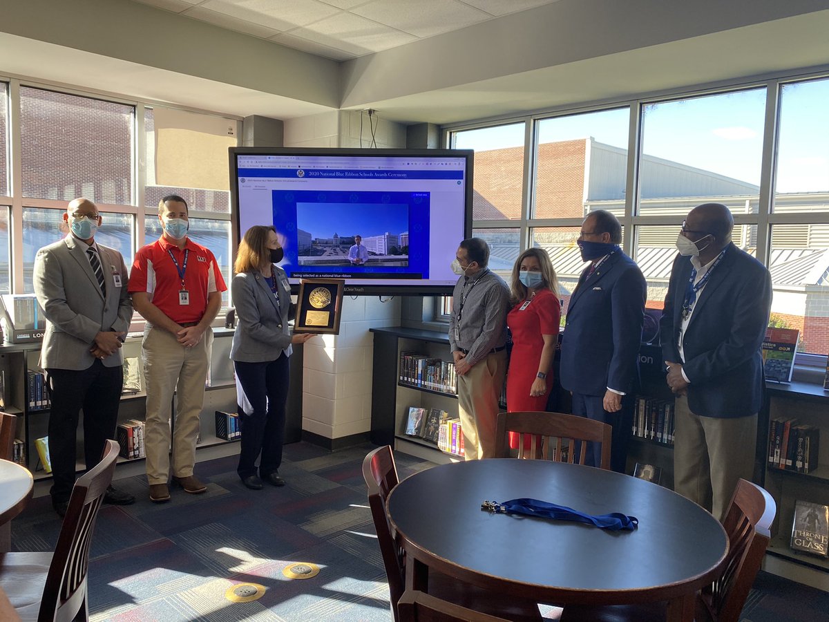 Congratulations to Bob Jones High School for their recognition today as a National Blue Ribbon school. So thankful for all that our teachers do every day to support our students and their learning.  #MCSLearn