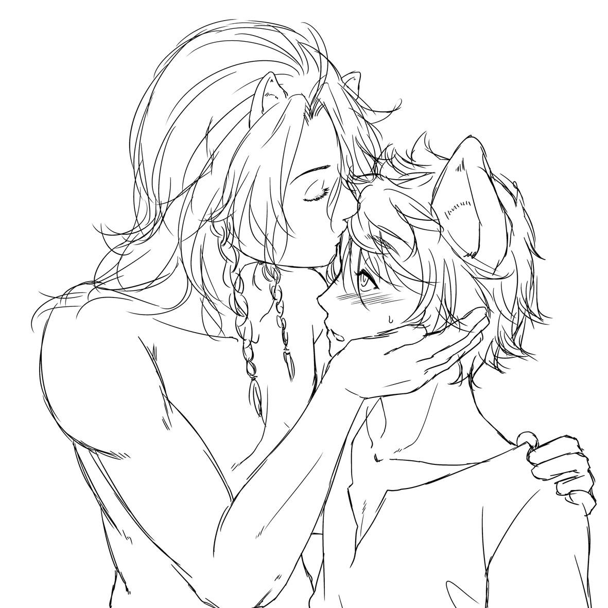 #twst_BL レオラギ
本日の落書き 
