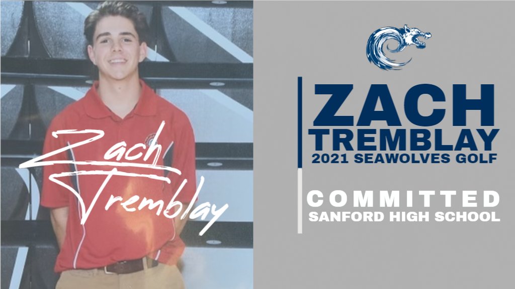 seawolvesgolf's tweet photo. The SeaWolves Golf program would like to welcome Zach Tremblay, a Fall 2021 commit from Sanford High School @SanfordSpartans! Welcome to The Pack Zach! #WeAreSMCC #GoSeaWolves #WolfPackStrong #MeSports #MaineGolf @SMCCseawolves @YSCC8 https://t.co/5tyfas1jTK