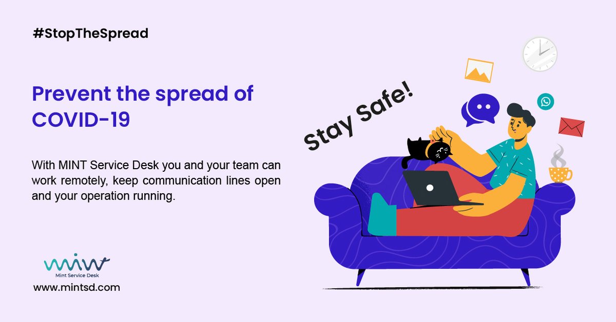 desk_mint's tweet photo. Save money and stay home with our remote solution. #mintservicedesk #freeservicedesk #ITSM #assetmanagement #features visit us https://t.co/r8PXl0agrT or contact us sales@mintsd.com #preventspread #homeoffice https://t.co/7kgEYPkaBn