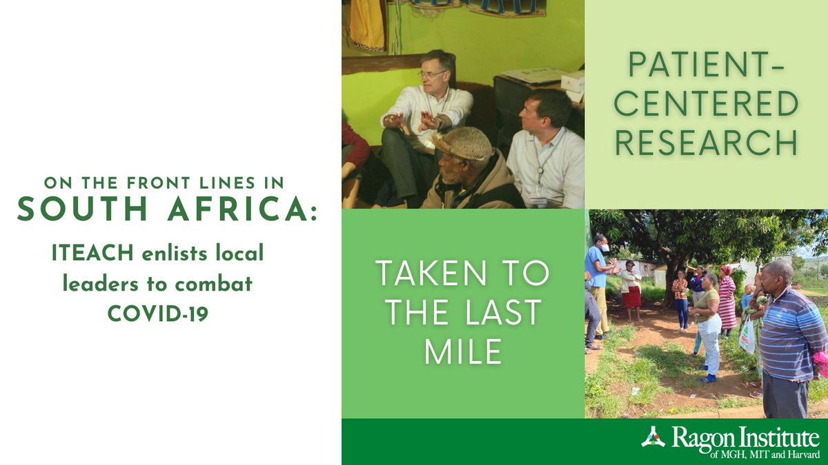 ragoninstitute's tweet photo. Do you know what ITEACH, one of our South Africa programs, is doing to fight COVID-19? 

We’re training local leaders in South Africa’s KwaZulu-Natal province to prevent the spread of COVID-19 among residents of their communities.

https://t.co/PHi2YzU2cU https://t.co/cfNELxreKi