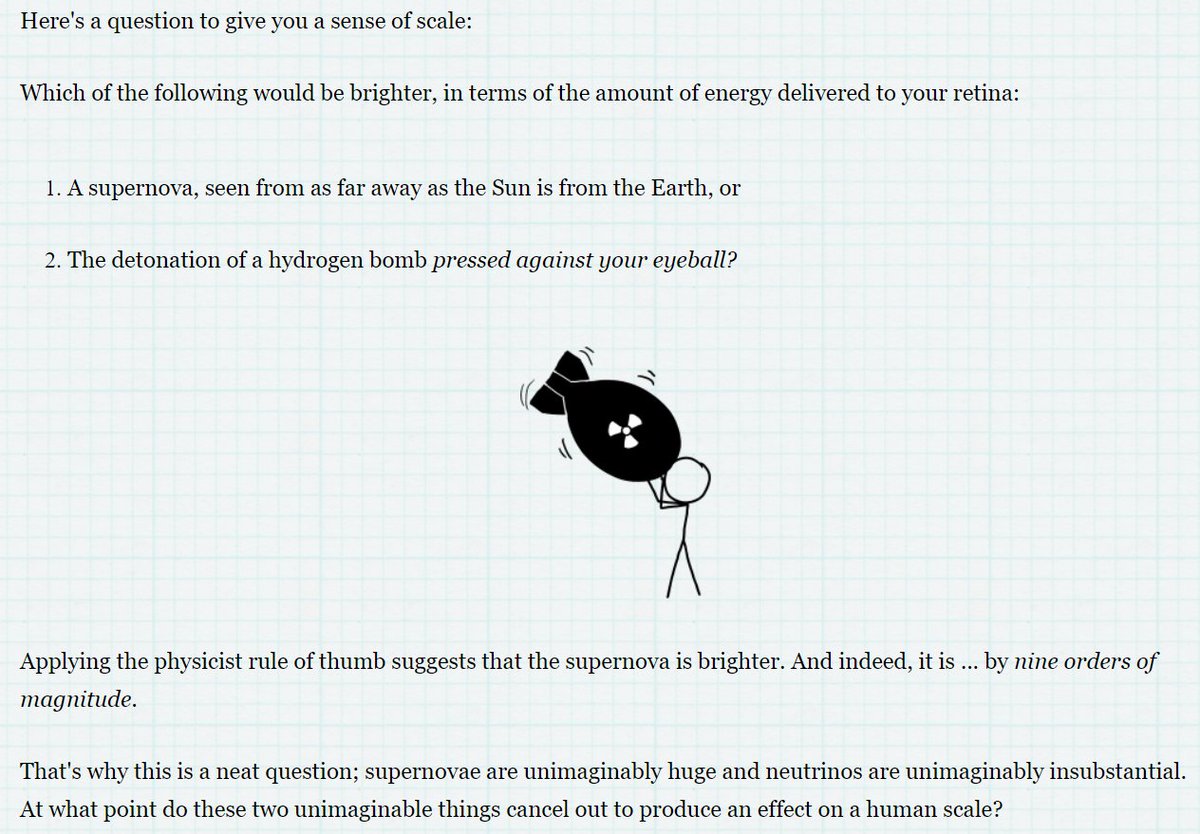 'However big you think supernovae are, they're bigger than that' (Donald Spector, as cited in xkcd: Lethal neutrinos) #supernovaember