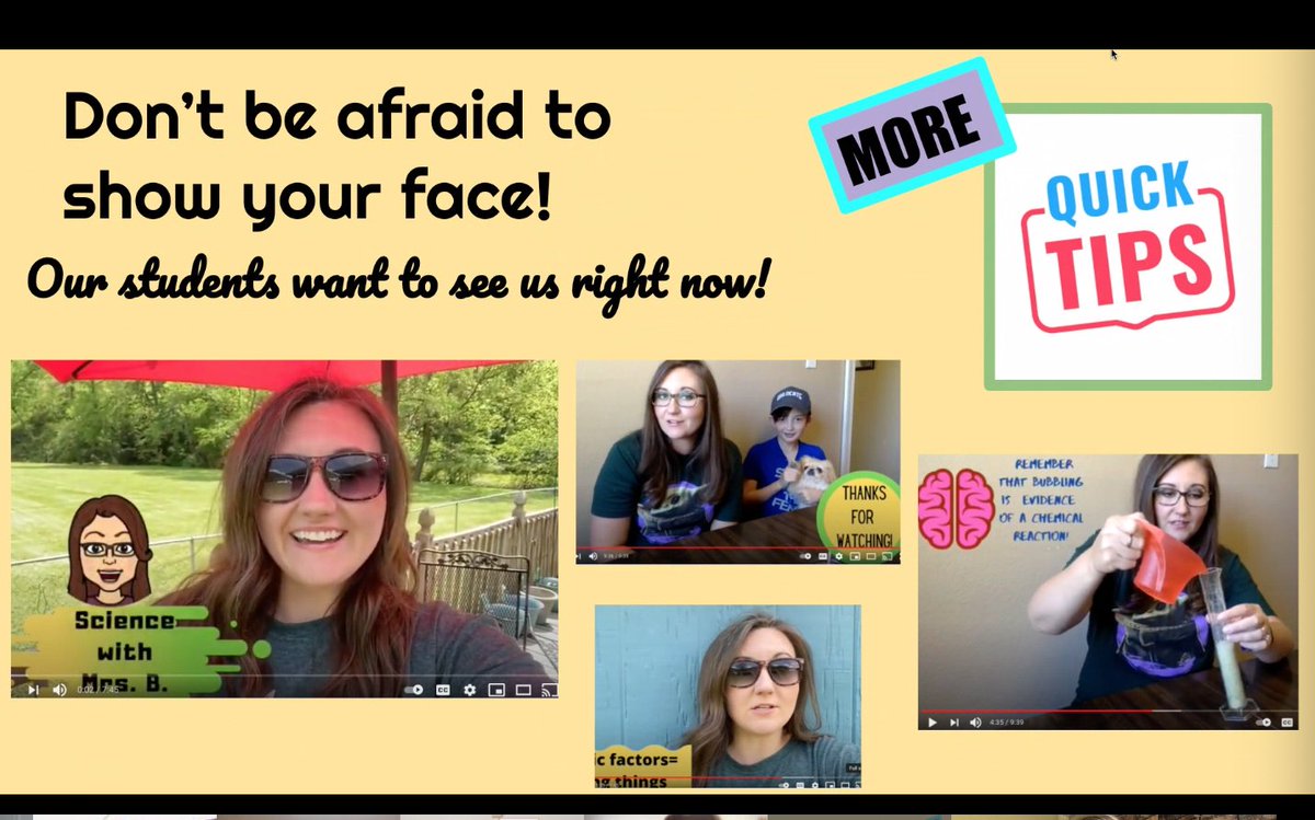 kygodigital's tweet photo. "Your students WANT to see your face!  They need to see us and know that we are there."  great advice, Mrs. B!  #KYGoDigital https://t.co/HKn81qIDrR