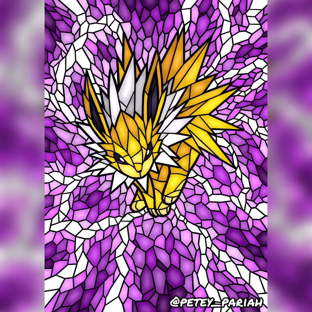 Last, but not least, Stained glass Jolteon ⚡️
#stainedglass #jolteon #Eevee #eeveelution