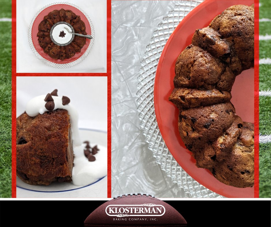 GoBEARCATS's tweet photo. A @GoBearcatsFB victory is pretty sweet — but this Hot Chocolate French Toast Bundt is even sweeter! Serve it up at your next at-home tailgate to delight all of your hungry fans. #KlostermanBread #Bearcats #tailgating #recipes https://t.co/IdoEqd3r1u