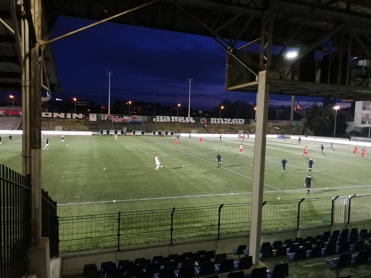 FFrancilienblog's tweet photo. En place au stade Bauer pour la rencontre entre le Red Star et le SC Lyon ! Coup d'envoi d'en un petit quart d'heure.
#NationalFFF #REDSCL https://t.co/74g2UeIZBj