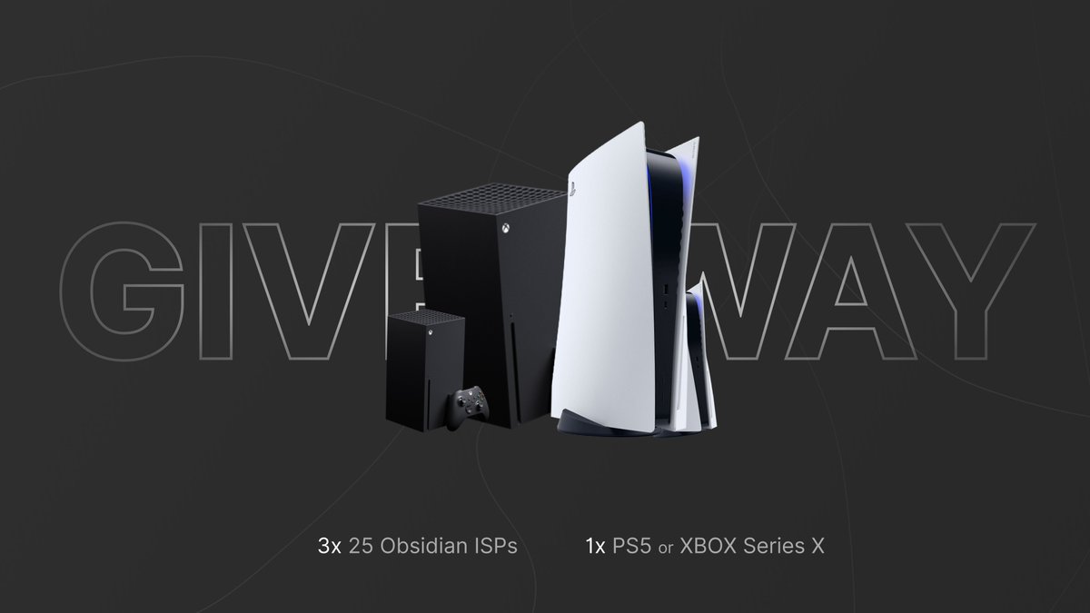 Marsproxies's tweet image. BIG Giveaway!

Due to the fact that the #PlayStation5  and #Xbox launched. We decided to giveaway one of the consols for free.

How it works:
• Follow @Marsproxies
• Comment with either #PlayStation5 or #XboxSeriesX and tag one gaming buddy 🎮
• Retweet &amp;amp; Like this tweet.