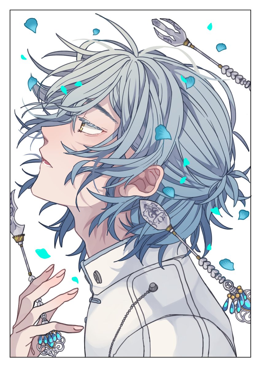 「白の魔法使い 」|🌱のイラスト