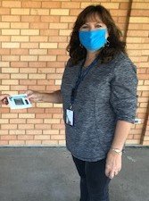 BirneySchool's tweet photo. This month our Birney faculty and staff participated in a Self-Care Challenge.  Each person was challenged to eat a healthy meal, read a book, spend time with family, exercise,  or to pamper themselves. Congratulations to Ms. Lori, our Self-Care Challenge winner. https://t.co/tGc8YNxkrS