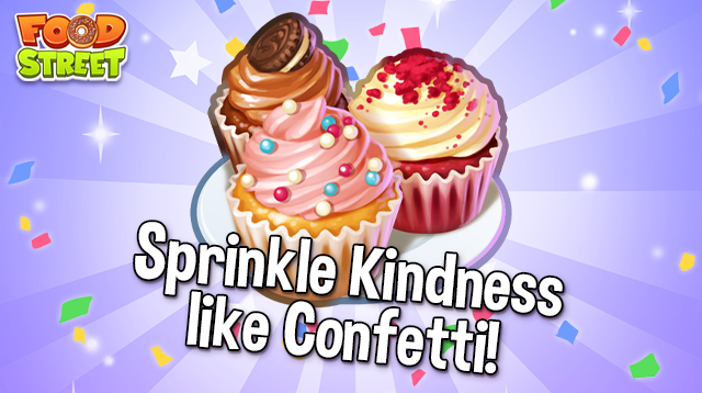PlayFoodStreet's tweet photo. Add a pinch of patience, sprinkle a dash of kindness, a spoonful of laughter and heaps of love on #WorldKindnessDay! 

Retweet this post and tag a friend to send them a hug! #FoodStreetGame #PlayFoodStreet #WorldKindnessDay https://t.co/g9StBmsaPZ