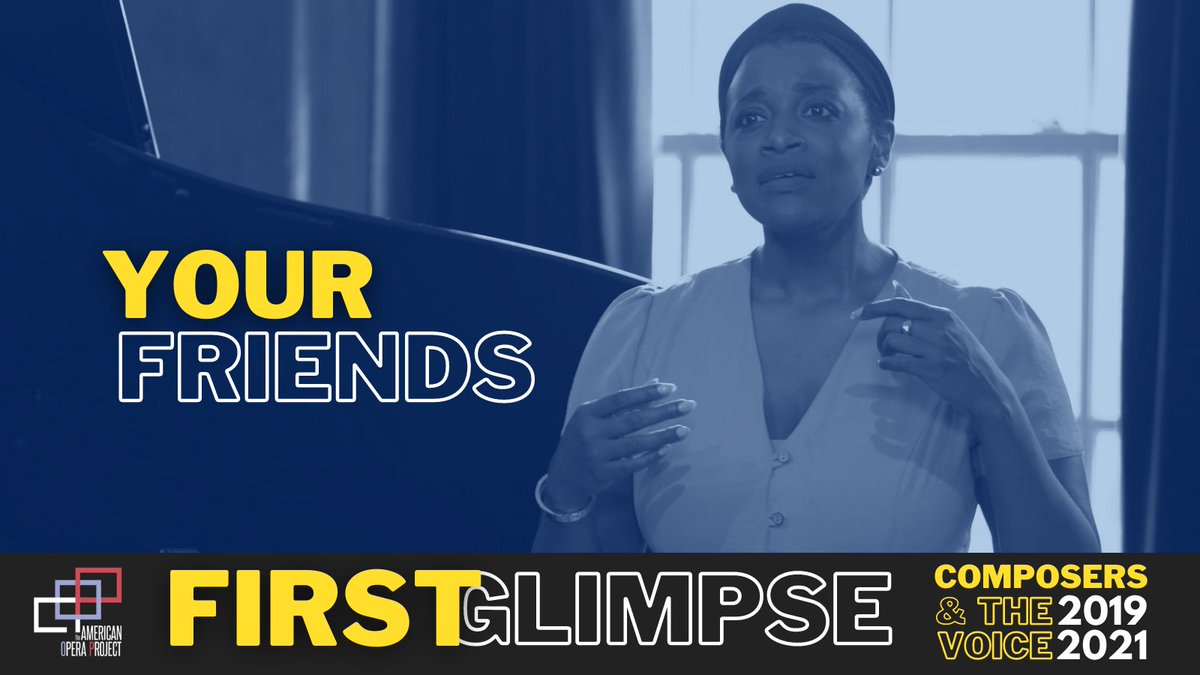 AOPopera's tweet photo. It’s Friday. You know what to do.
We’ve dropped our #leaveem group of new songs TODAY- Visit https://t.co/Vt18PJyA5y to watch them all!
Composers & The Voice is made possible in part by a generous multi-year award from the @MellonFdn
#friendsofaop #firstglimpsefriday #artsong https://t.co/PA0SzssQ2t