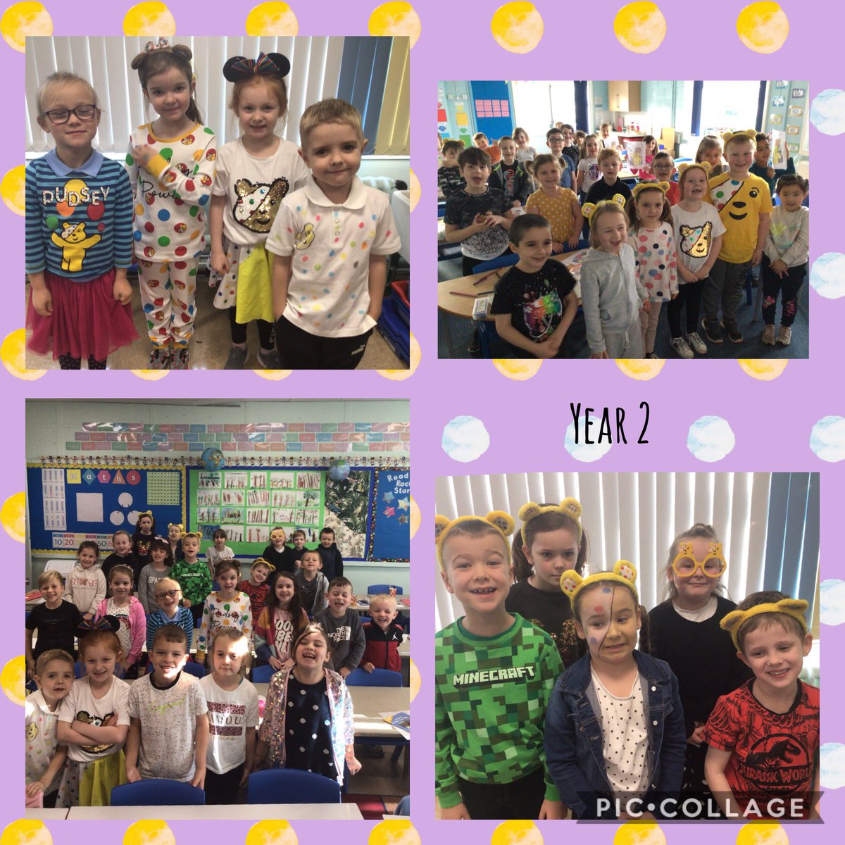Year 2 Children In Need day. A great effort children!
