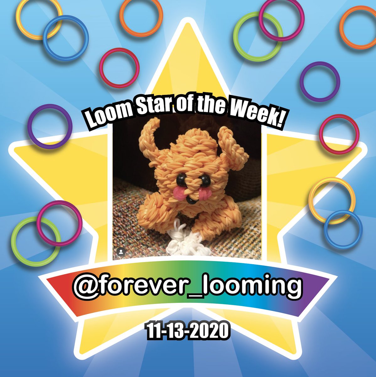 Congratulations to @forever_looming you are Loom Star of the Week! Your happy Turkey is getting us hungry for Thanksgiving. 😋🍗🥧

Happy Turkey by @craftingfantastic
youtube.com/watch?v=Wy1beQ…