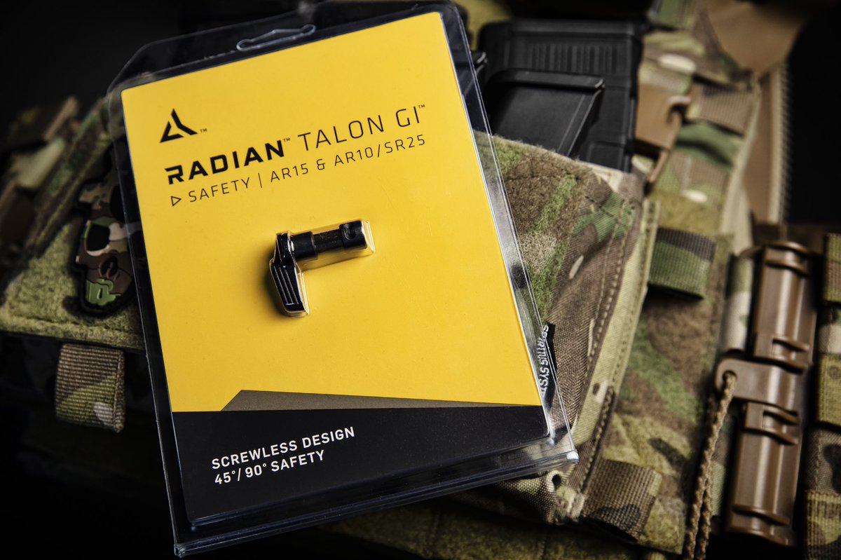 radianweapons's tweet photo. Anyone prefer non ambi safeties? If so we’ve got you covered with the Talon-GI 
-
Talon-GI Black Anodize
-
#radiantalon #radianmade #2a #talongi #radianweapons https://t.co/70jMzsvvAB