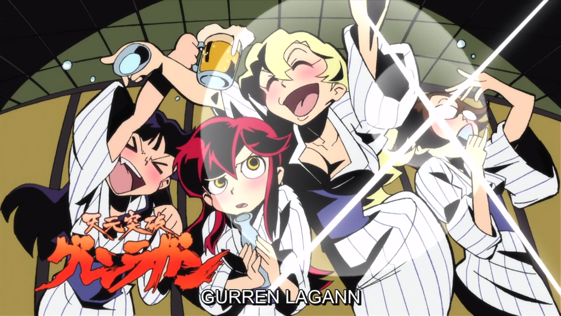 X 上的Gurren lagann France：「Tengen Toppa Gurren Lagann eyecatch episode 6/27   / X