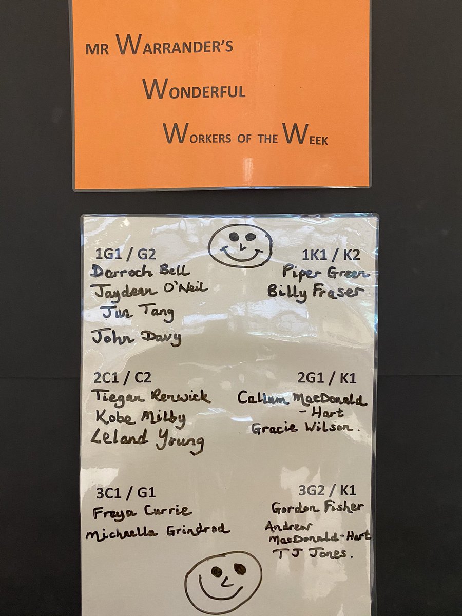 AyrAcademyMFL's tweet photo. Well done to this week’s workers of the week in Modern Languages classes!
Very well-deserved 👏 
#believe #achieve #proudteacher https://t.co/gMT2kfoC5n