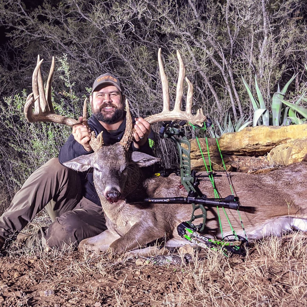 Let's just say that the arrow hit its mark.
#bowhunting